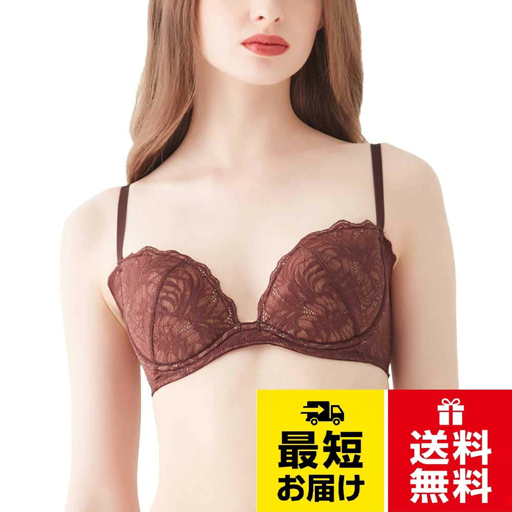 Tuche(トゥシェ)　盛らない派・細く見せたい派へ。more more Sheer BRA 脇高ブラ。。シルクアミノ酸加工で肌触りやわらか。。3倍伸びレースを活かした脇高設計で、サポート系ブラには見えないすっきりとしたデザイン。高伸度のレースで美しく脇高補整！。ワイヤーは脇高用に開発した、脇肉を逃さない形状。カップ部は不織布カップで軽やかな付け心地、挿入ポケットが付いているので盛たい時はパットを挿入して使用できます（※挿入パッドはついてません）。脇ぐりがスカラ使いで、ノースリーブの隙間から見えてもオシャレ。脇肉をカバーしたい方、軽やかな着用感＆程よく補整してくれるブラをお探しの方、手持ちの挿入パッドでバストのサイズ感を調整したい方へおすすめ。GUNZE(グンゼ) ワイヤーブラジャー脇高ブラ 脇肉スッキリ 自然なバストライン ソフトワイヤー Tuche トゥシェ JB3026Hレディース / レース