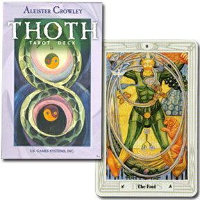 【タロットカード】トートタロット　スタンダードサイズ　＜U.S＞☆ALEISTER CROWLEY THOTH TAROT DECK