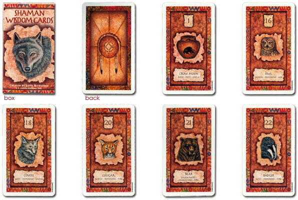 占いカード 65枚【シャーマン・ウィズダム・カードSHAMAN WISDOM CARDS】ネイティ...