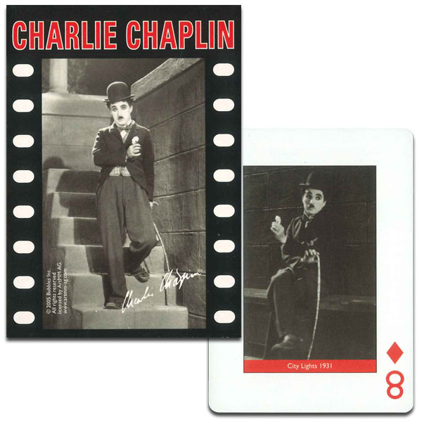 【チャップリンの魅力がたくさん詰まったトランプ】トランプ　チャーリー・チャップリン