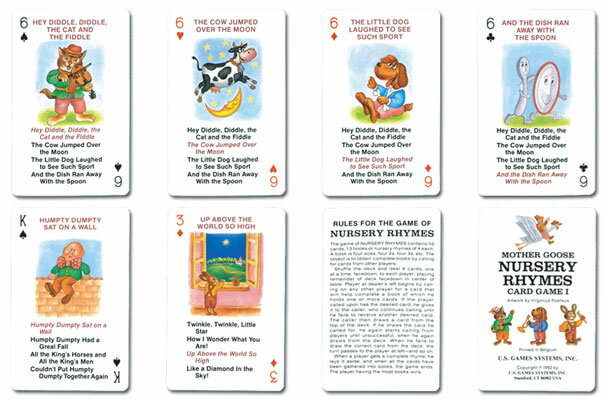 ��MOTHER GOOSE-NURSERY RHYMES-CARD GAME�ۥޥ�����������