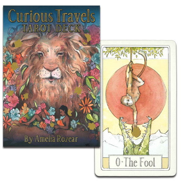 タロットカード 78枚 ウェイト版 占い【Curious Travels Tarot Deckキュリアス・ト...