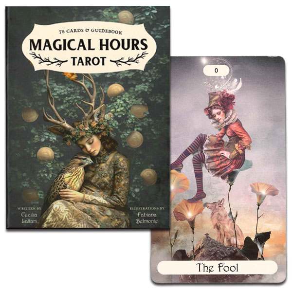 タロットカード 78枚 英語ガイドブック付き／ライダーウェイト準拠 [正規品]【マジカル・アワーズ・タロット Magical Hours Tarot】”時間の魔法を描く美しいタロットカード”