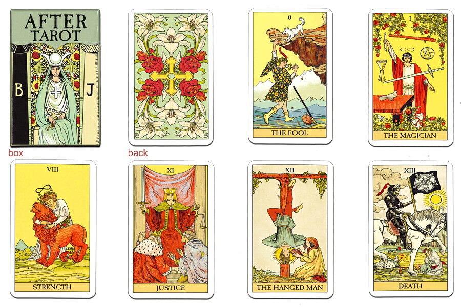 タロットカード ウェイト ライダー版 ミニ 占い [正規品]【ミニチュア・アフター・タロット AFTER TAROT MINI】ミニサイズで登場！