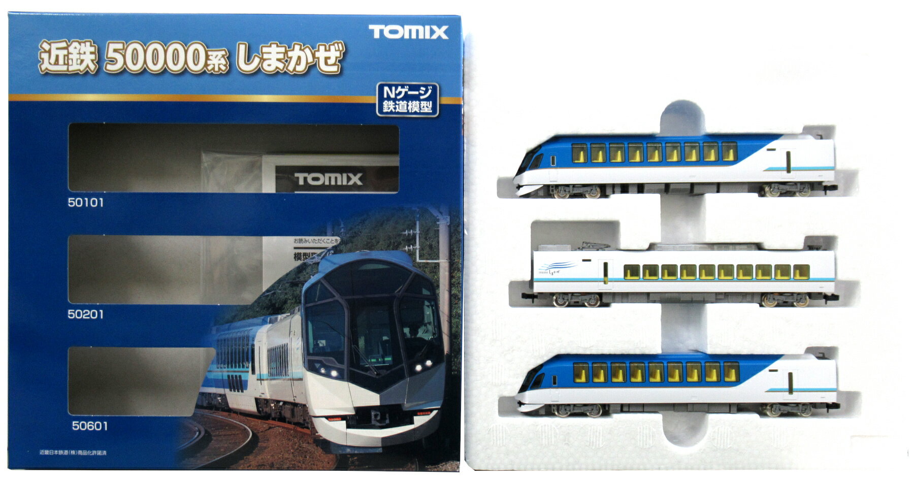 Tomix92500 しまかぜ6両 TOMIX】92500 近畿日本鉄道 50000系（しまかぜ）増結セット カタログ