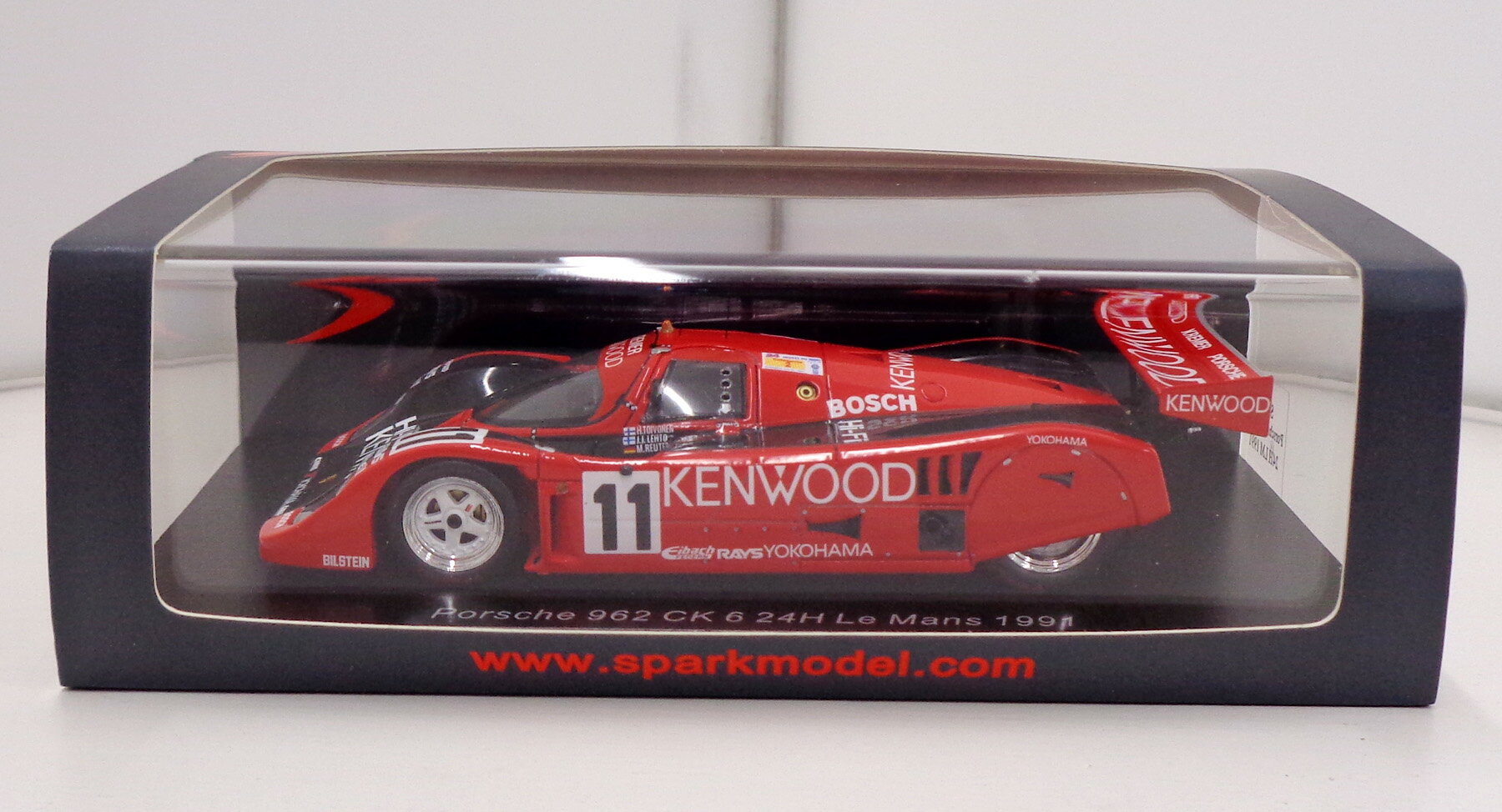 【中古】 その他 スケールミニカー(1/43) Spark Porsche 962 CK 6 24H LM 1991 【A´】 ※開封品・外箱に若干の傷み・メーカー出荷時からの塗装ムラが多少ございます