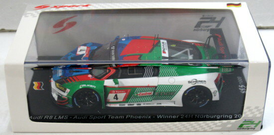 š ¾ ߥ˥(1/43) sparkmodelAudi R8 LMS-Audi Sport Team Phoenix-Winner 24H Nurburgring 2019 C /᡼вٻϤƼϤ