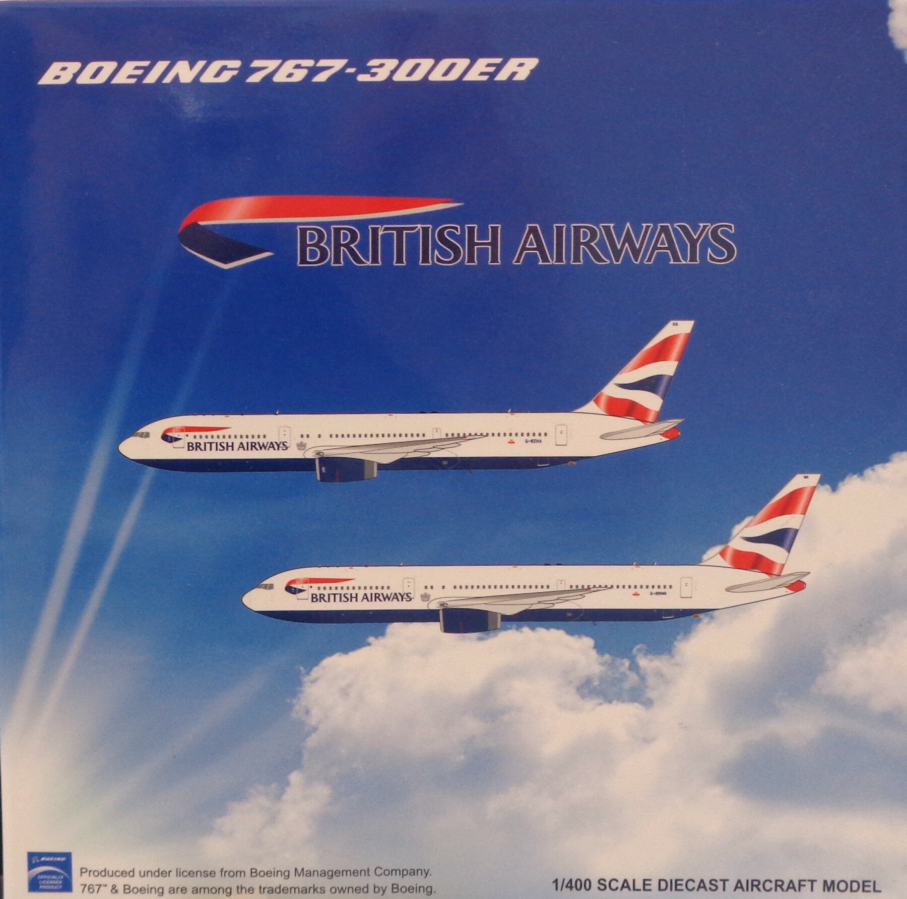 【中古】 その他 完成品(航空機) 民間機 JCウィングス　1/400　767-300ER ブリティッシュ・エアウェイズ 2010年代 G-BNWA　品番:XX4155 【B】 ※開封品・外箱に若干の傷みあり　※商品の性質上塗装ムラによる個体差等はご容赦下さい