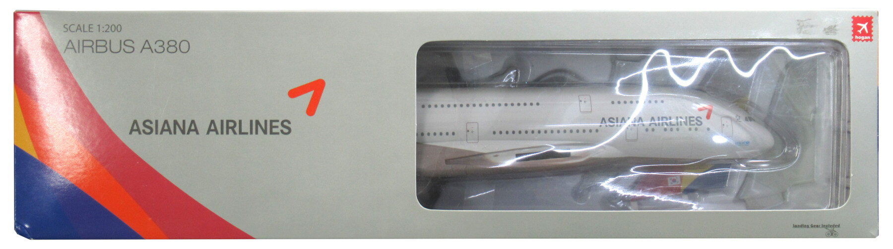 【中古】 その他 完成品(航空機) 民間機 hogan NO.0168 1/200 ASIANA AIRLINES AIRBUS A380 【C】 外箱傷み・開封済/メーカー出荷時からの塗装ムラ等はご容赦ください