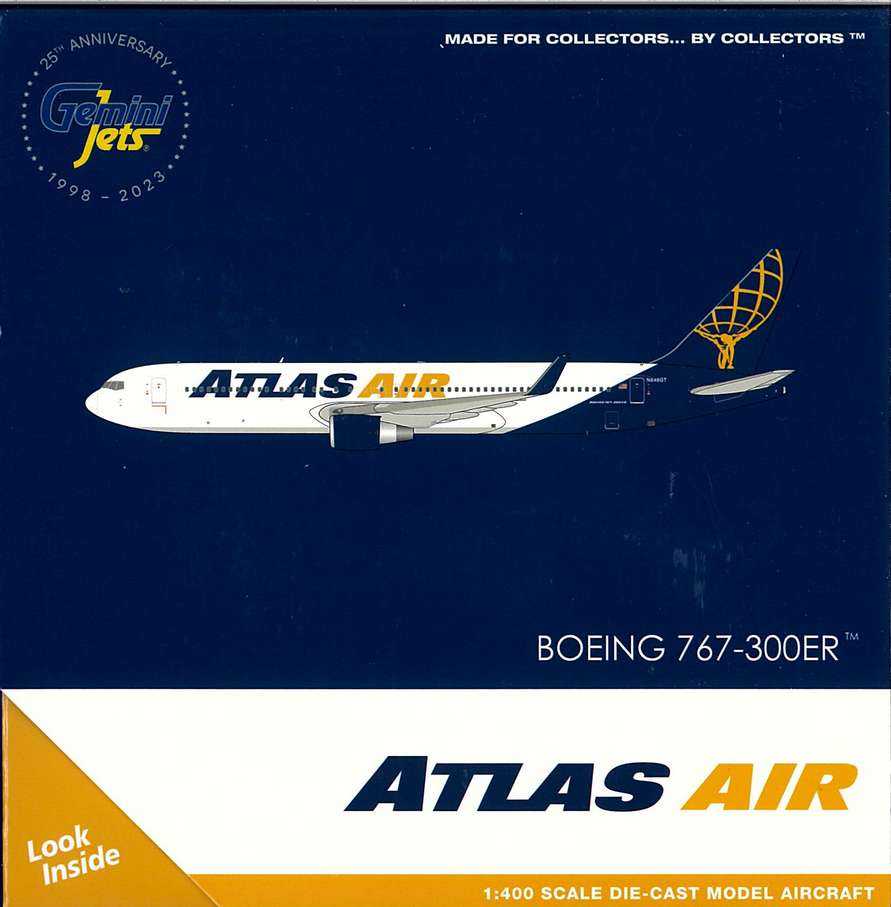 【中古】 その他 完成品(航空機) 民間機 ジェミニジェッツ 1/400 ATLAS AIR アトラス航空 BOEING 767-300ER 【A】 ※開封品・外箱に若干の傷みあり・商品の性質上多少の塗装ムラ等はご容赦ください