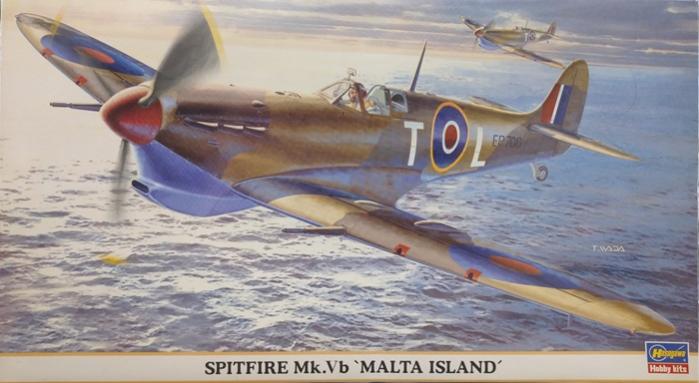 【中古】1/48 ハセガワ 09405 スピットファイア Mk.Vb マルタ島 【A´】 ※未組立て、箱少し傷みあり