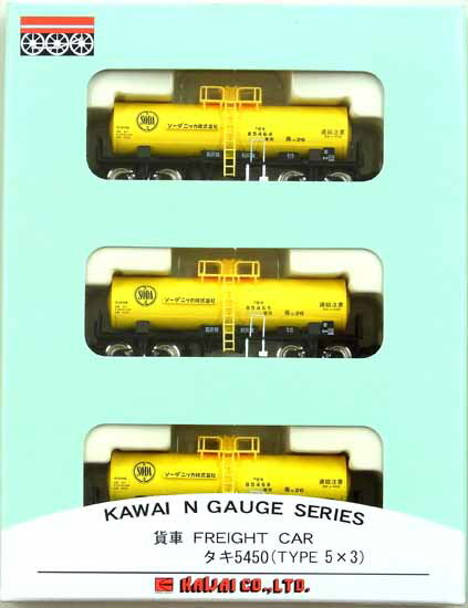 【中古】Nゲージ 河合商会 KP-246A タキ5450 ソーダニッカ 3両セット 【A´】 外箱傷み...