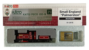 【中古】OO-9ゲージ KATO(カトー) 51-251C Small England ”Palmerston(MAROON)” 【C】 パーツ取付残有/外箱傷み/※1/76スケール、軌間9mmのナローゲージの商品となります。