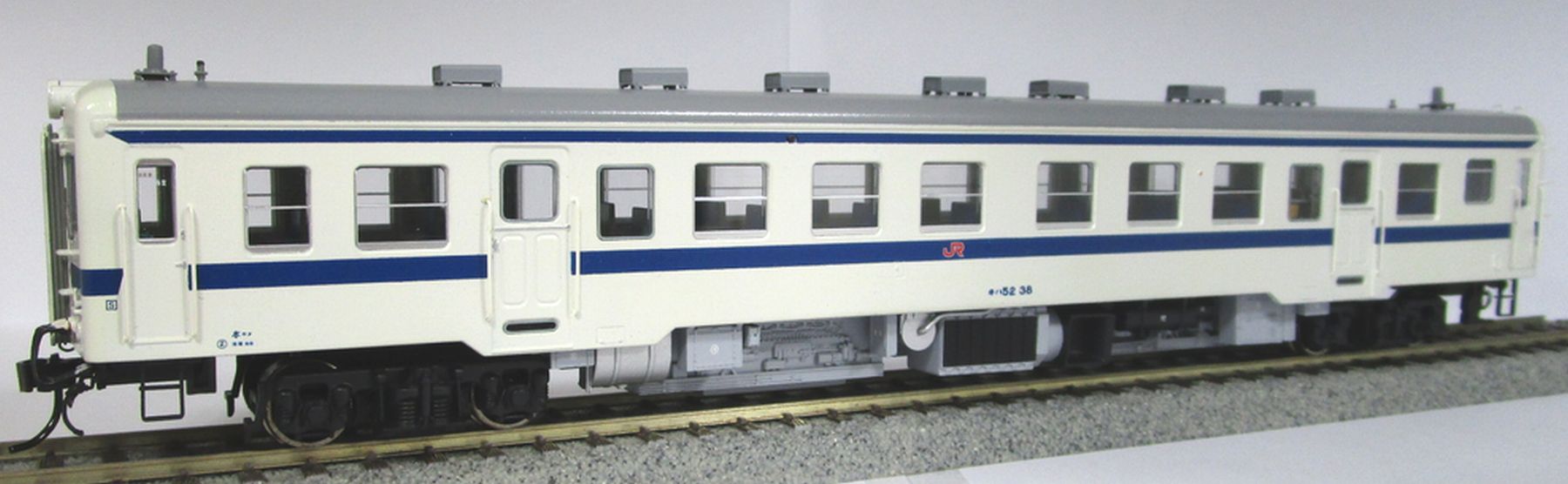 【中古】HOゲージ 天賞堂 気動車 単品 カンタム システム搭載 キハ52 0番代(キハ52-38) 九州色 ※天賞堂特製品 【B】 塗装ムラあり/カンタム エンジニア用テンプレート欠品/外箱傷み