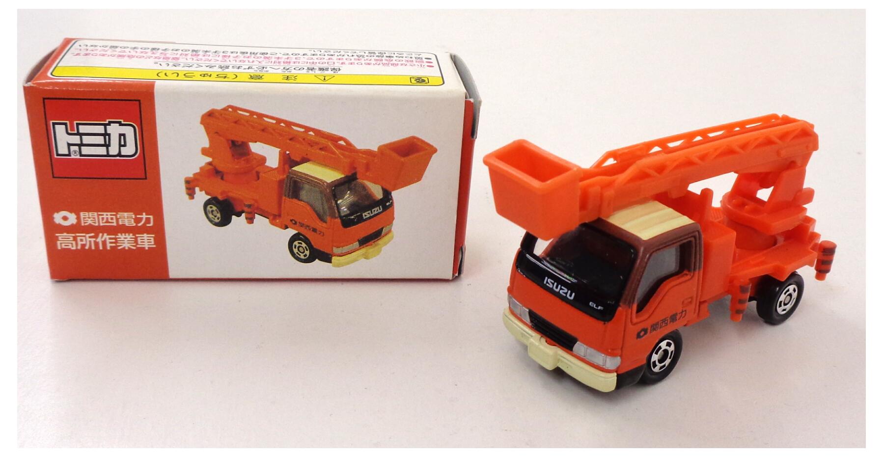 【中古】 タカラトミー トミカ 関西電力 高所作業車 事業者限定 【B】 ※外箱に若干の傷みあり・商品の性質上多少の塗装ムラ等はご容赦くださいのサムネイル