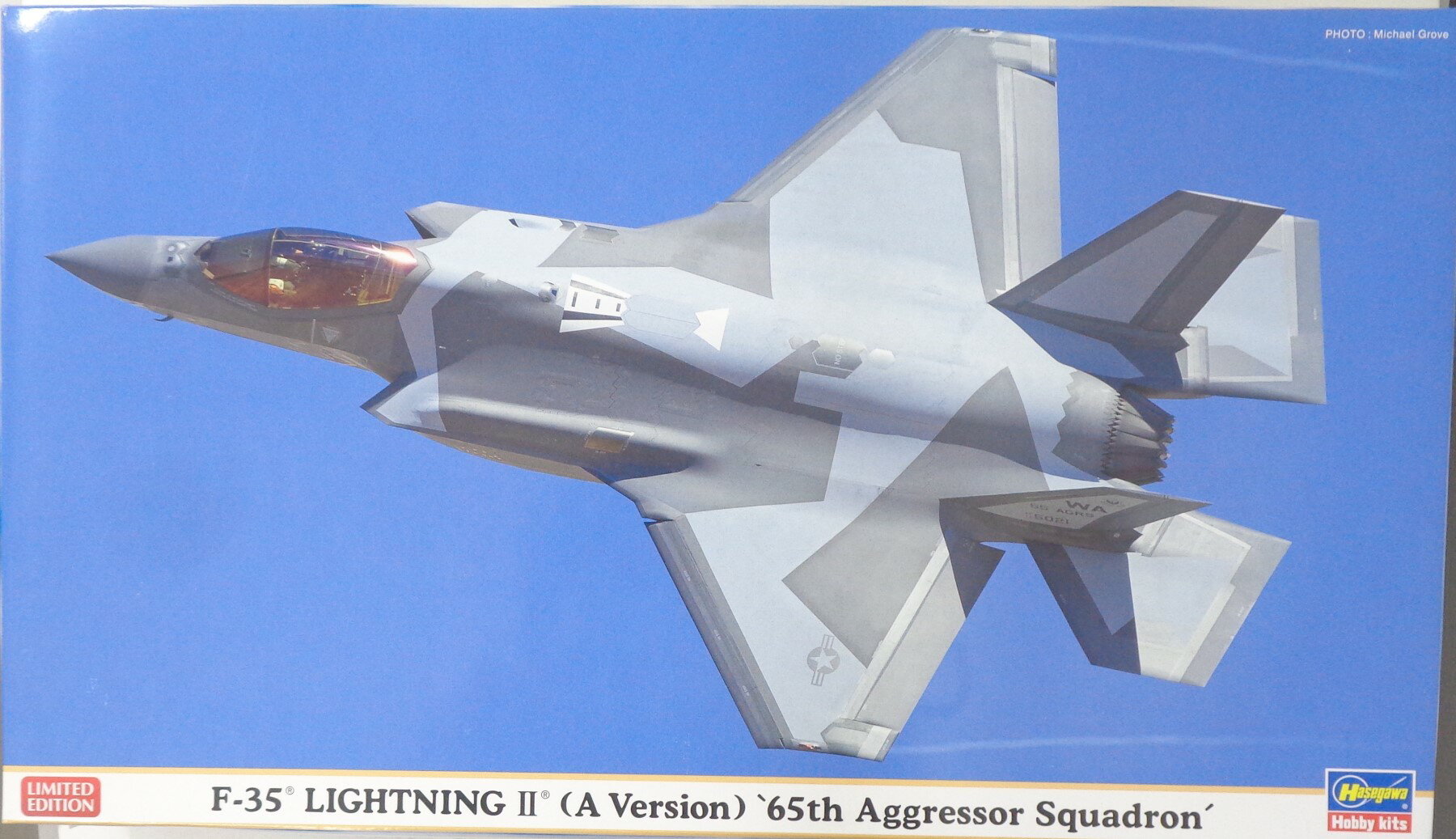 【中古】 その他 プラモデル(航空機) 軍用機 ハセガワ/プラモデル　02420　1/72 F-35 ライトニングII (A型) “第65アグレッサー飛行隊” 【A】 ※未組立・若干の外箱傷みあり　