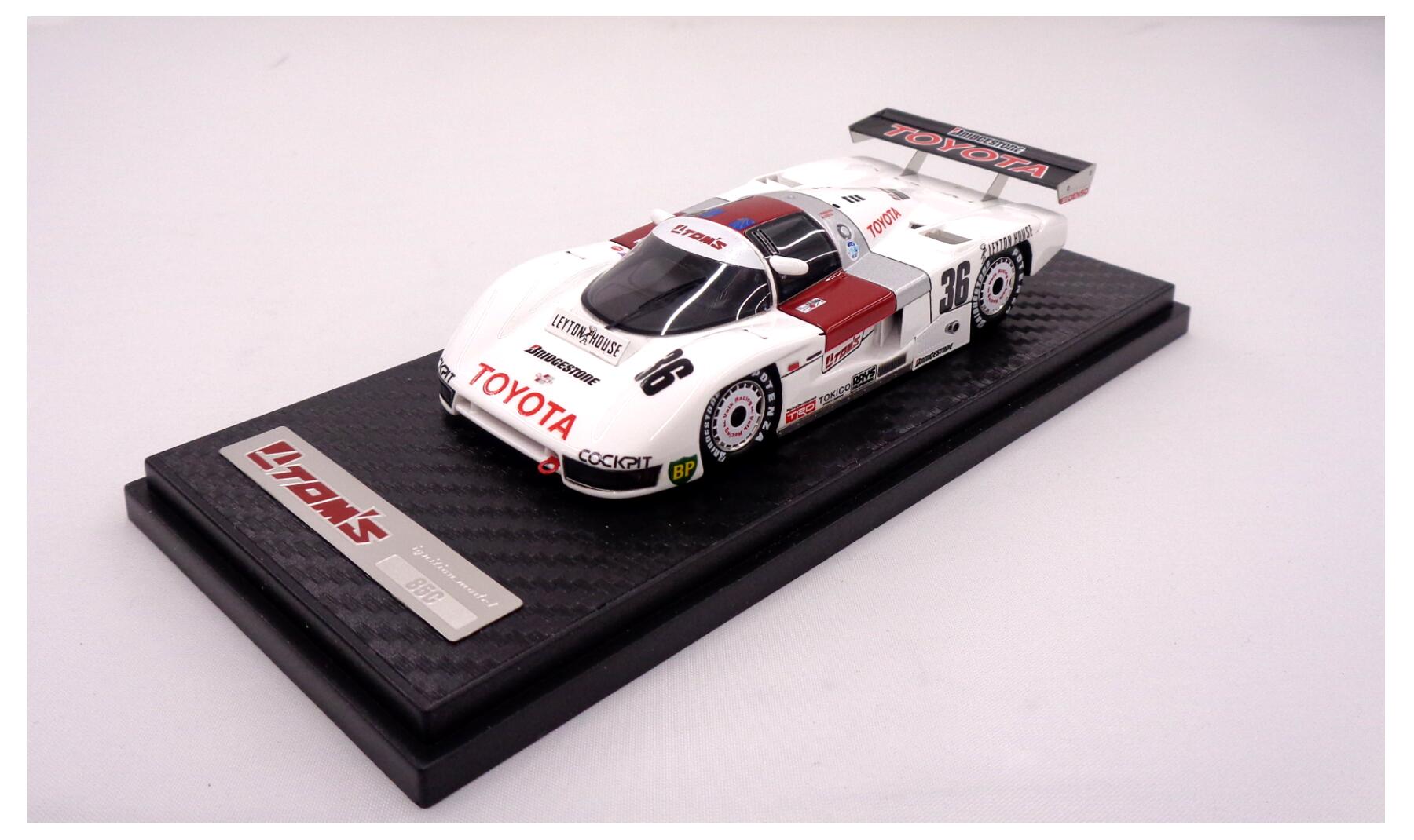ホビーランドぽち　楽天市場店の【中古】 その他 スケールミニカー(1/43) イグニッションモデル 1/43 Toyota TOM`S 85C 1985 WEC JAPAN #36 0334 【D】 ※アンテナ欠品・外箱に若干の傷みあり・商品の性質上多少の塗装ムラ等はご容赦ください｜アングル2