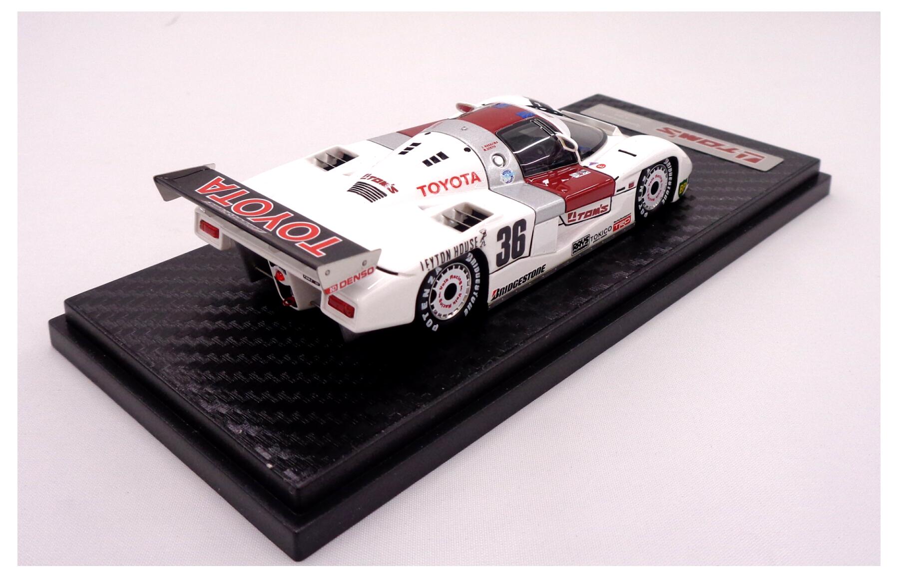 ホビーランドぽち　楽天市場店の【中古】 その他 スケールミニカー(1/43) イグニッションモデル 1/43 Toyota TOM`S 85C 1985 WEC JAPAN #36 0334 【D】 ※アンテナ欠品・外箱に若干の傷みあり・商品の性質上多少の塗装ムラ等はご容赦ください｜アングル3