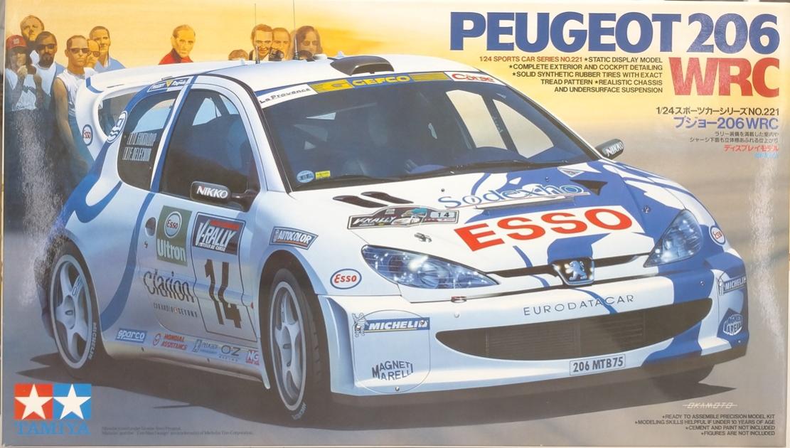 š1/24 ߥ 24221 ץ硼206 WRC B ̤ΩơȢߤꡢǥޡֳǧΰٳ