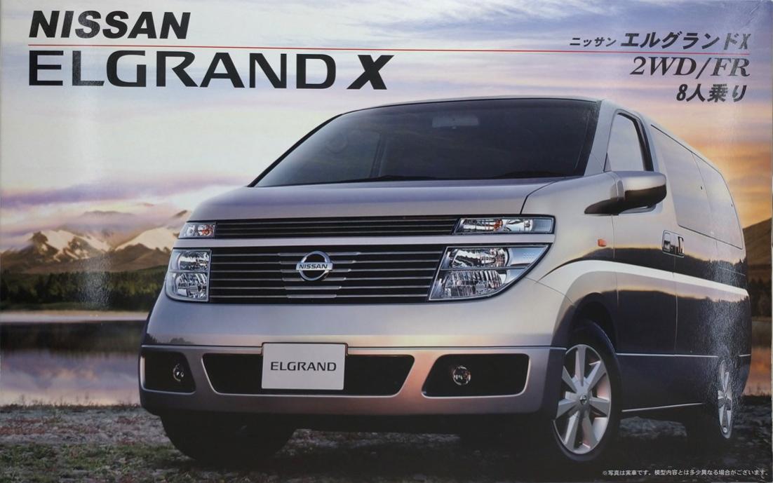 【中古】1/24 フジミ模型 ID-68 ニッサン エルグランドX’02 【A´】 ※未組立て、箱少し傷みあり