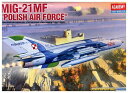 【中古】アカデミー1/48 Mig-21MF ポーランド空軍 Item.No.12224 【A 039 】未組立 箱傷みあり