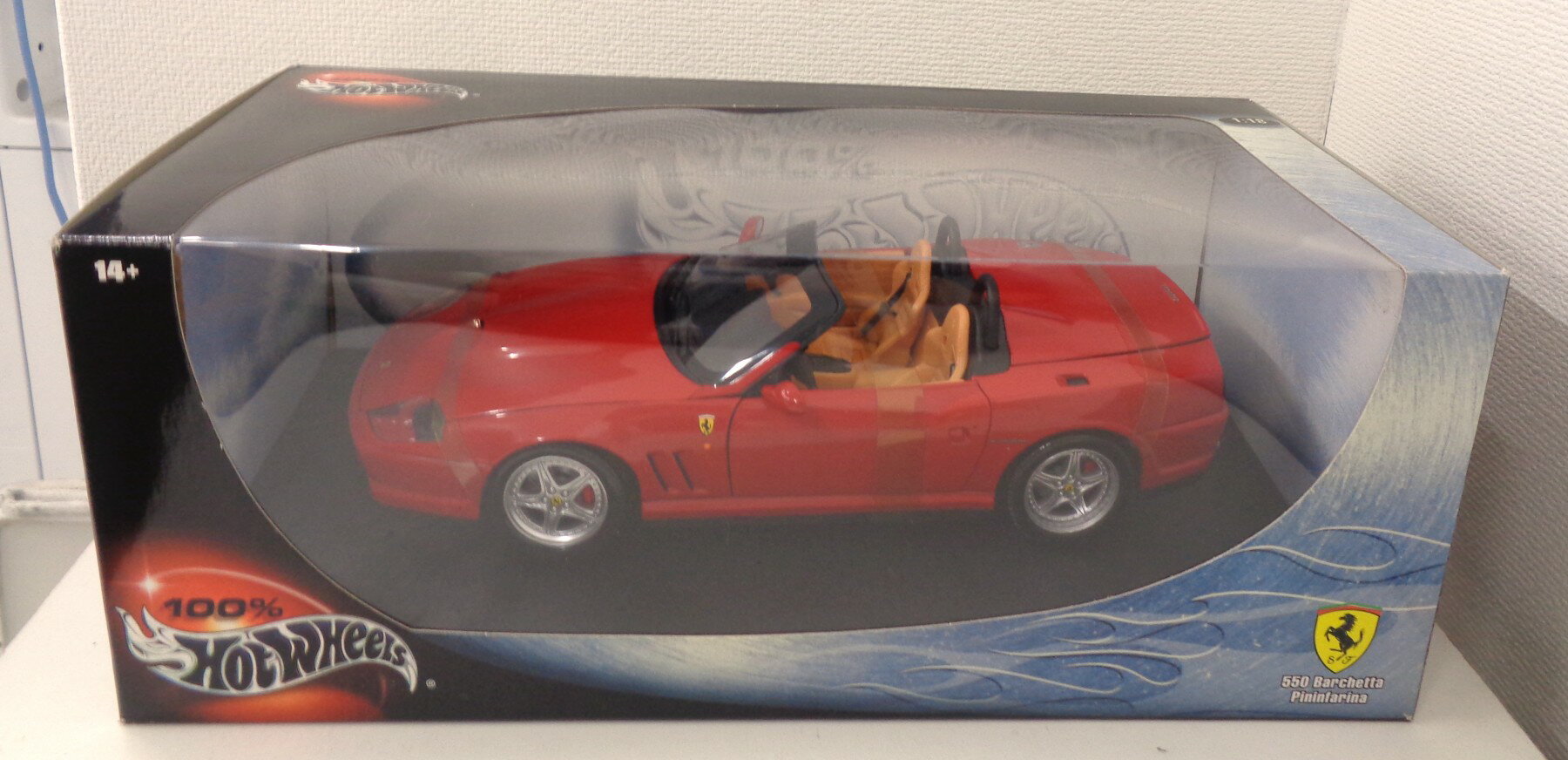 【中古】 その他 スケールミニカー(1/8～1/35) 100%ホットウィール　1/18 フェラーリ 550 バルケッタ・..