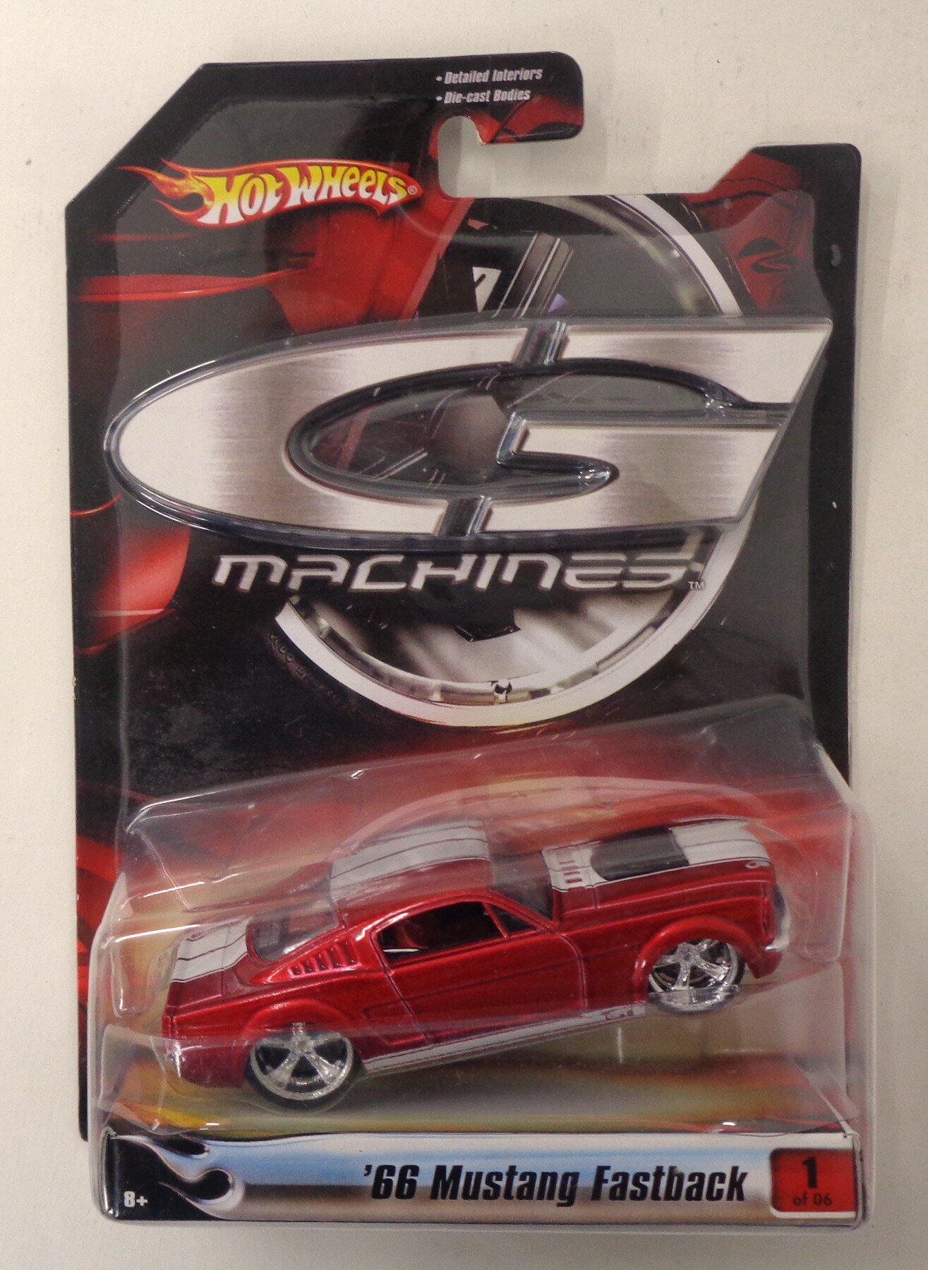 【中古】 その他 スケールミニカー(1/64・その他) ホットウィール/G-machines '66 Mustang Fastback 【..