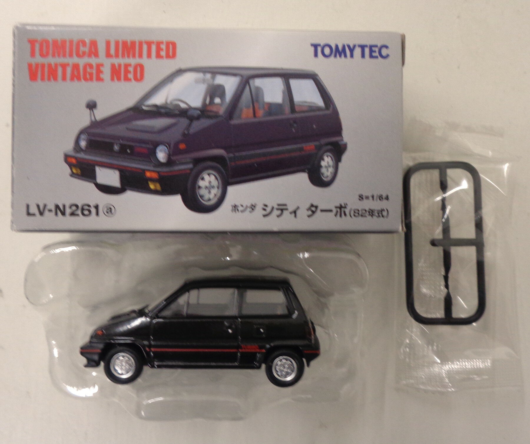【中古】1/64 TOMYTEC(トミーテック) トミカリミテッドヴィンテージNEO LV-N261a ホンダ シティ ターボ..