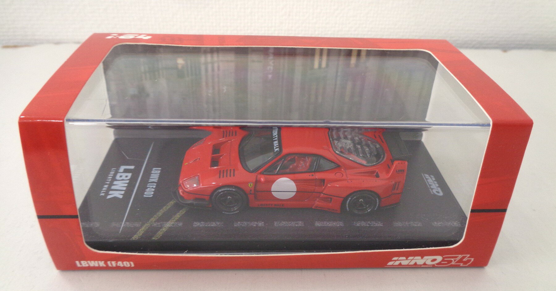 【中古】 その他 スケールミニカー(1/64・その他) INNO MODELS　1/64 LB-WORKS F40(レッド) 【A´】 ※若..