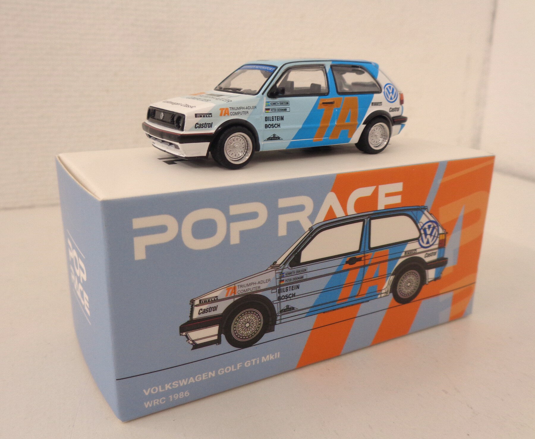 ����š� ����¾ ��������ߥ˥���(1/64������¾) POP RACE 1/64 VOLKSWAGEN GOLF GTi MkII ��A���� ���㴳�γ�Ȣ����...