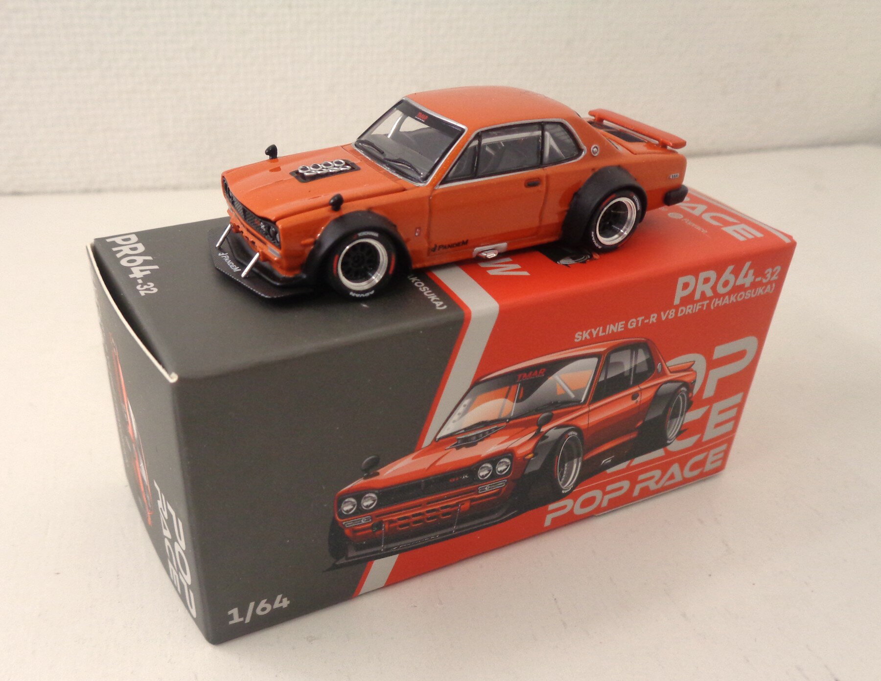 ����š� ����¾ ��������ߥ˥���(1/64������¾) POP RACE 1/64 PR64-32 V8 Drift Hakosuka(�����) ��A���� ��...