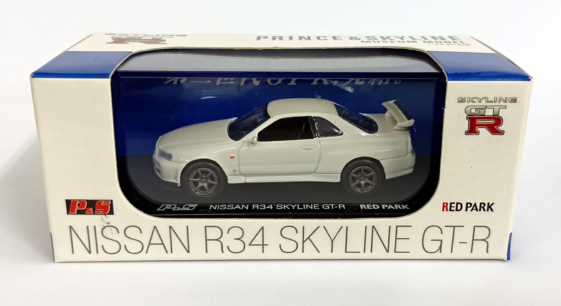 【中古】 その他 スケールミニカー(1/64・その他) 京商 1/64 P&amp;S NISSAN R34 SKYLINE GT-R RED PARK 【A】