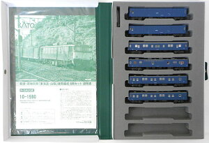 【中古】Nゲージ KATO(カトー) 10-1590 郵便・荷物列車「東海道・山陽」後期編成 6両セット 【B】 ※ウレタンスペーサーなし ※スリーブ若干傷み