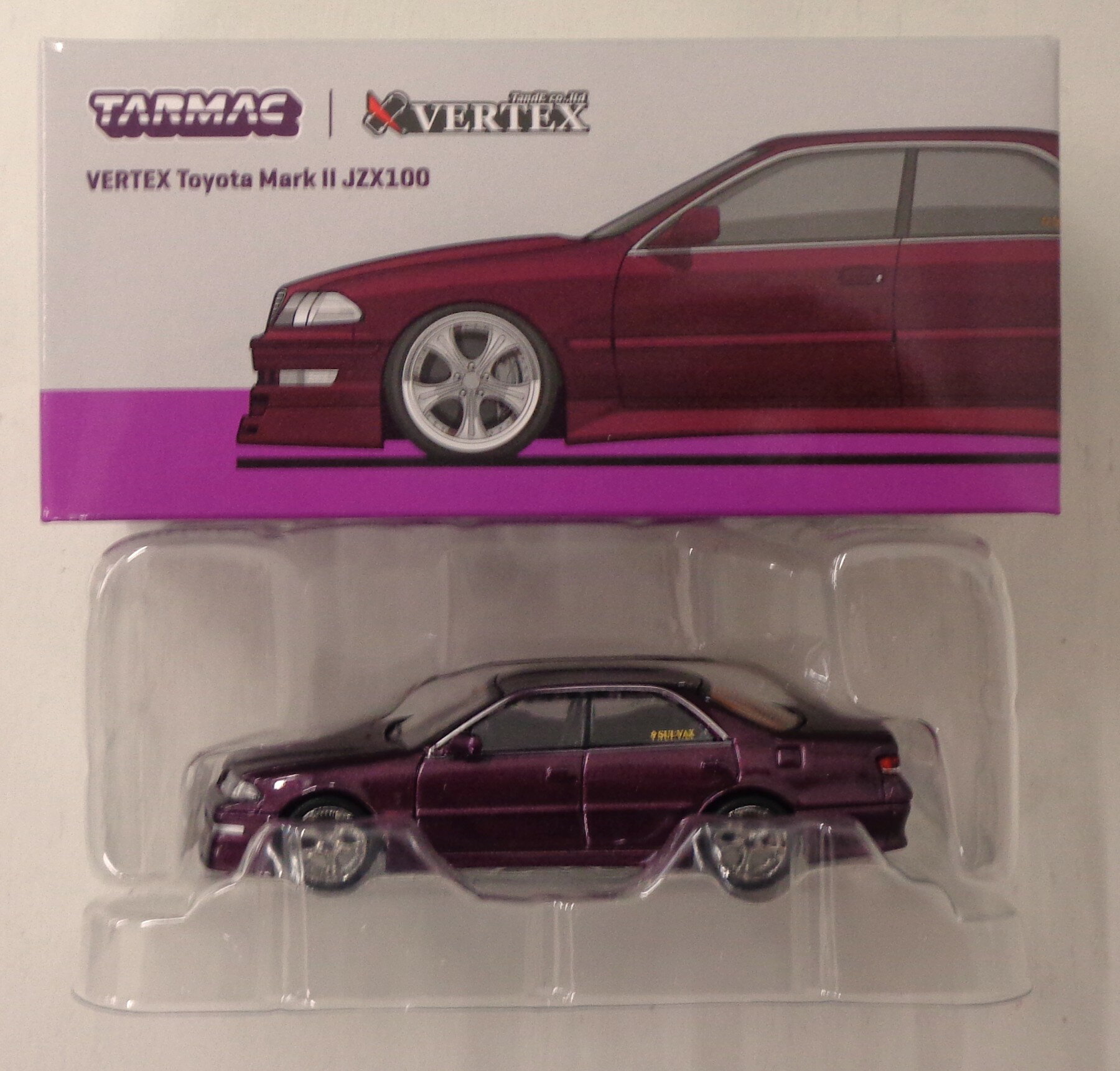 【中古】 その他 スケールミニカー(1/64・その他) ターマックワーク　1/64　VERTEX Toyota Mark II JZX..