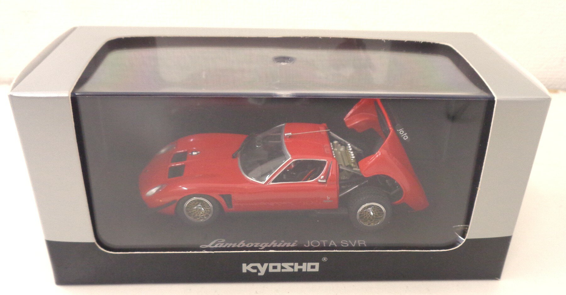【中古】 その他 スケールミニカー(1/43) 京商　No.03201R　ランボルギーニ　イオタ　SVR(レッド) 【A´】 ※若干の外箱傷みあり　※商品の性質上多少の塗装ムラ等はご容赦下さい