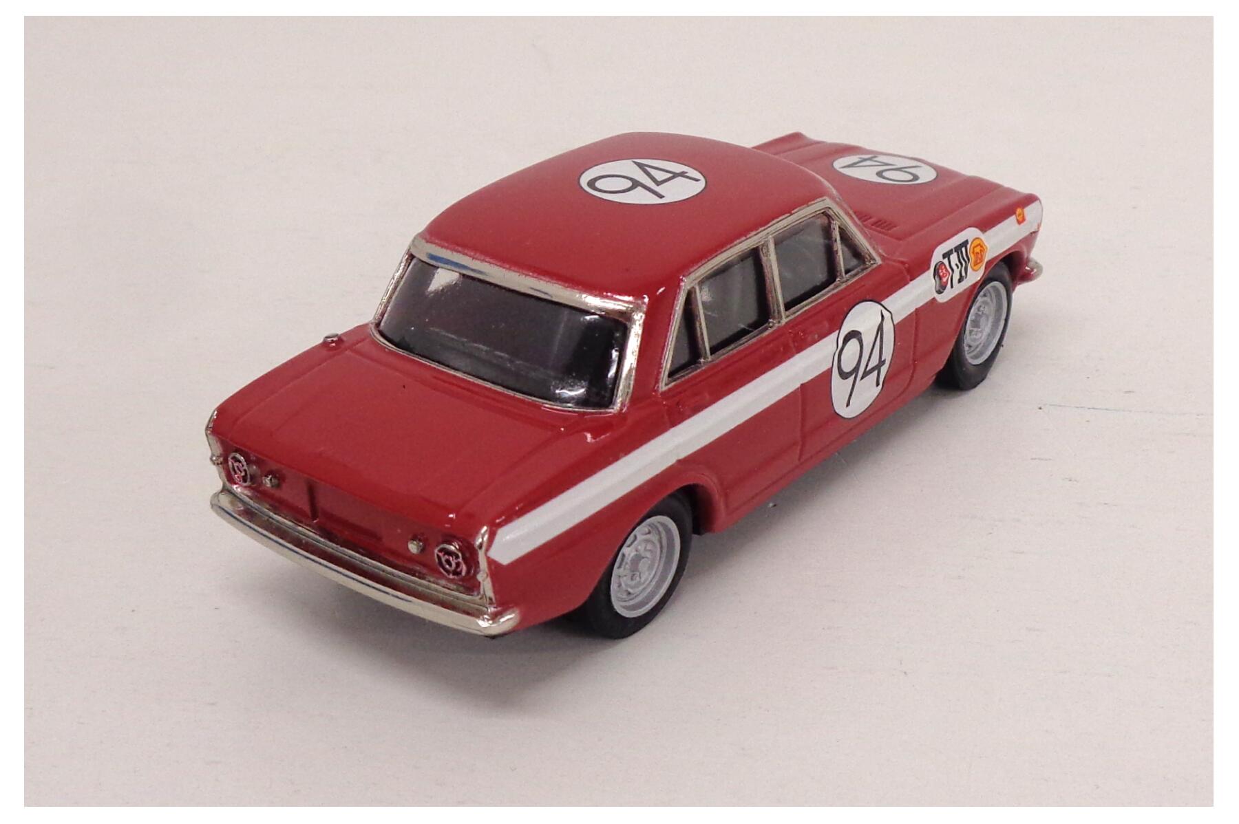 ホビーランドぽち　楽天市場店の【中古】 その他 スケールミニカー(1/43) アイアイアド ADOVANSPIRIT スカイライン 2000 GT-B AS.012 S54B '67 日本GP No.94 レッド 【B】 ※外箱に若干の傷みあり・商品の性質上多少の塗装ムラ等はご容赦ください｜アングル2