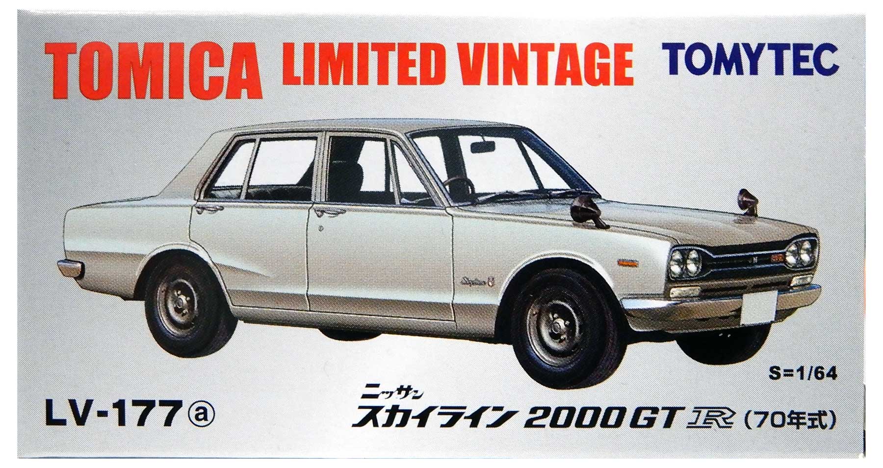 【中古】1/64 TOMYTEC(トミーテック) トミカリミテッドヴィンテージ LV-177a スカイライン2000GT-R 70..