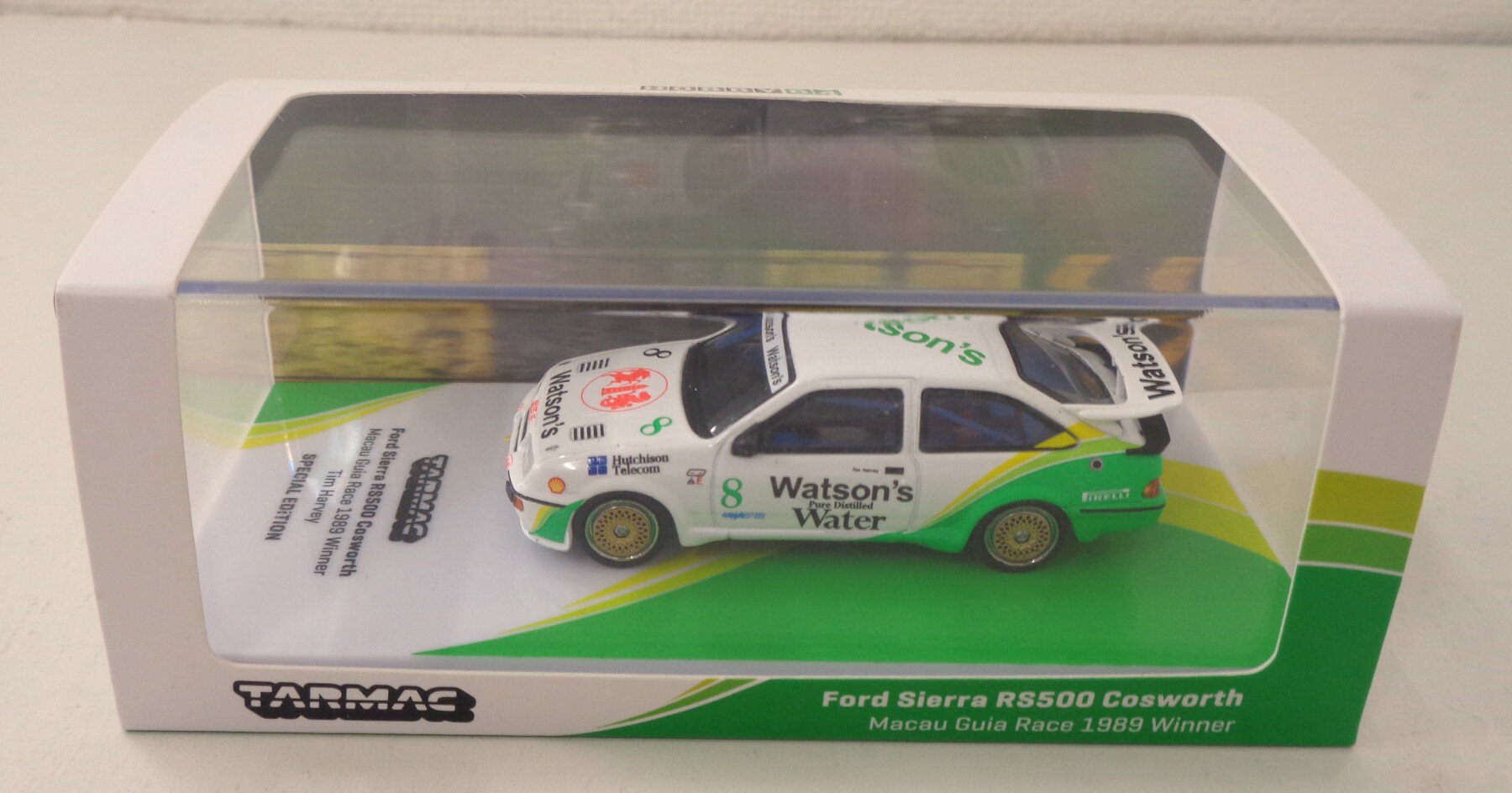 樂天商城 - 【中古】 その他 スケールミニカー(1/64・その他) TARMAC WORKS　1/64　Ford Sierra RS500 Cosworth Macau Guia Race 1989 Winner 【A´】 ※若干のスリーブ傷みあり　※商品の性質上多少の塗装ムラ等はご容赦下さい