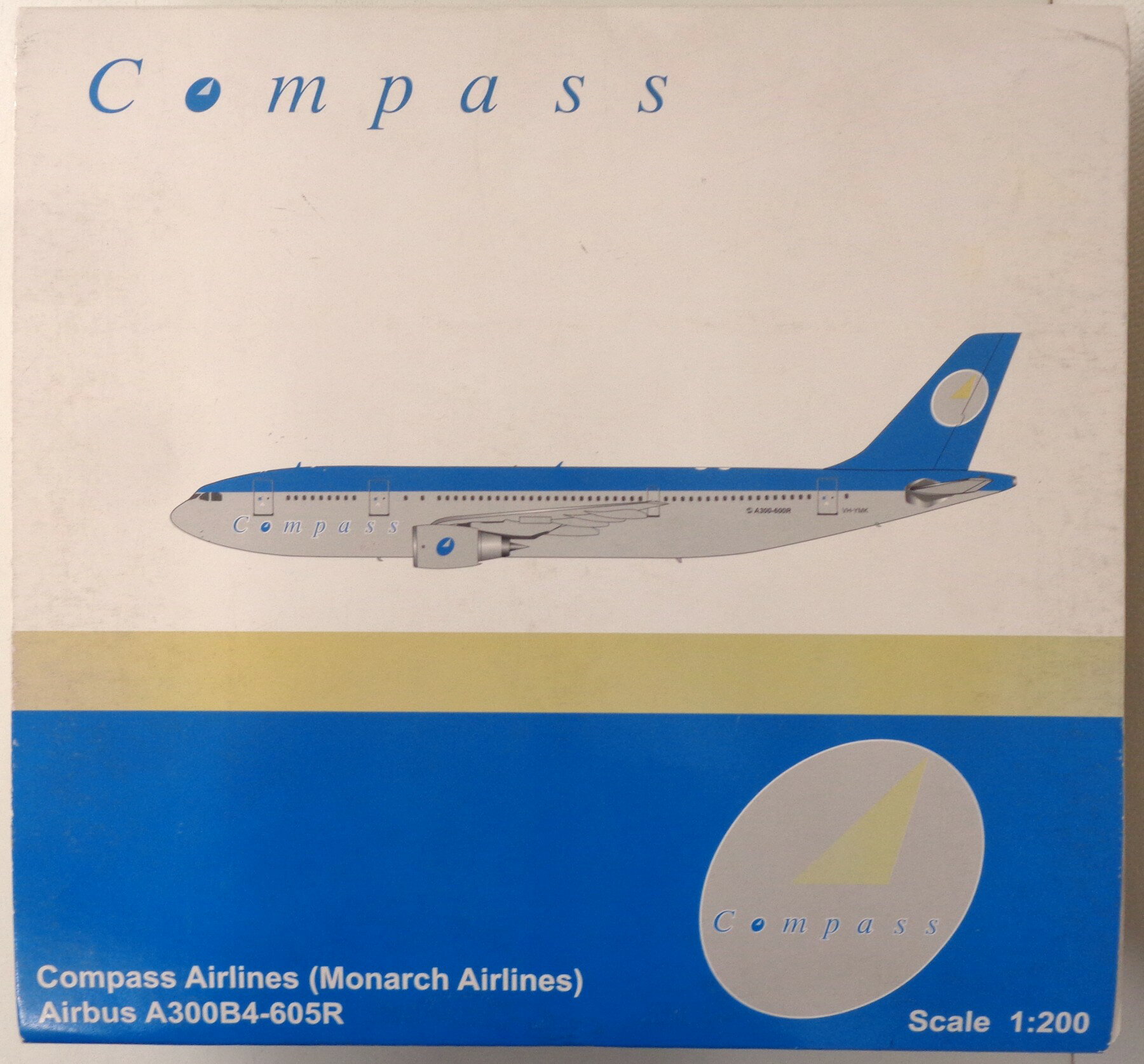 樂天商城 - 【中古】 その他 完成品(航空機) 民間機 JCウィングス　XX2827　1/200　コンパス航空 A300-600R VH-YMK 【C】 ※外箱に傷み及び汚れあり・商品の性質上多少の塗装ムラ等はご容赦下さい