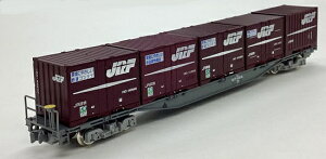 【中古】Nゲージ TOMIX(トミックス) 97944セットバラ コキ107-2014(JR DD51形(愛知機関区・さよなら貨物列車))(1両のみ) 【C】 ※車両・コンテナのみ ※車間短縮ナックルカプラーに交換 ※ハンドル取付済 ※TOMIX製クリアケース入り