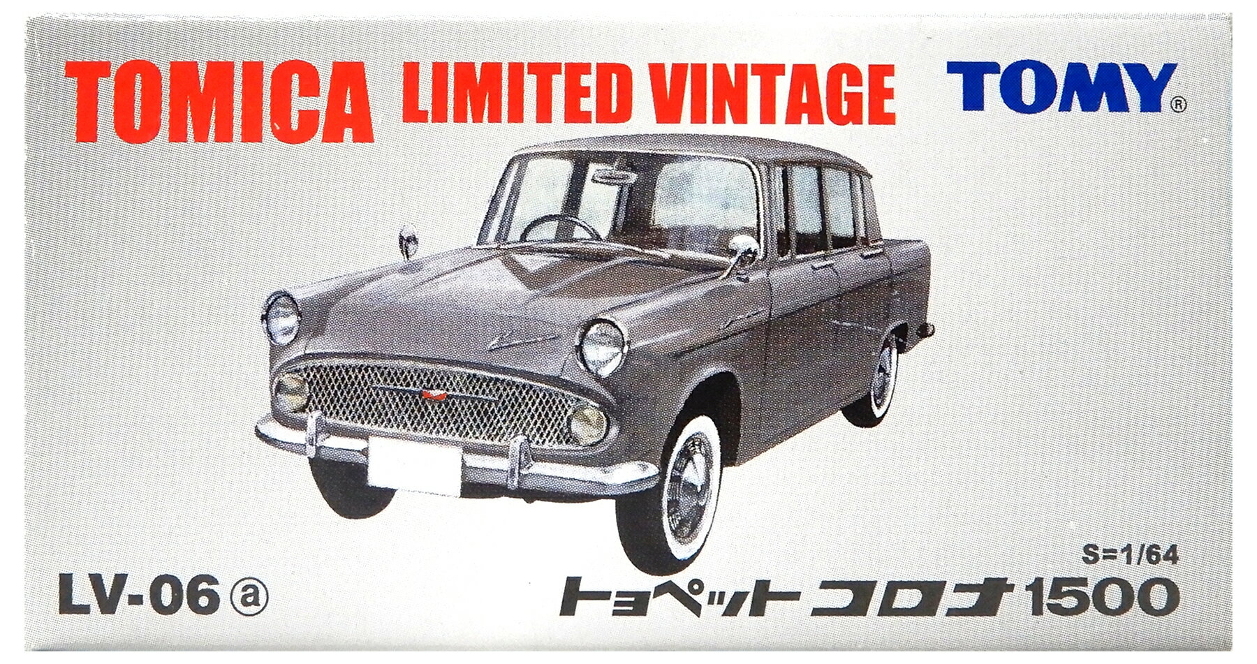 【中古】 TOMYTEC(トミーテック) トミカリミテッドヴィンテージ LV-06a (1/64) トヨペット コロナ 1500 【C】 外箱開封済・外箱傷み、破れ / 性質上、多少の塗装ムラ等はご容赦ください