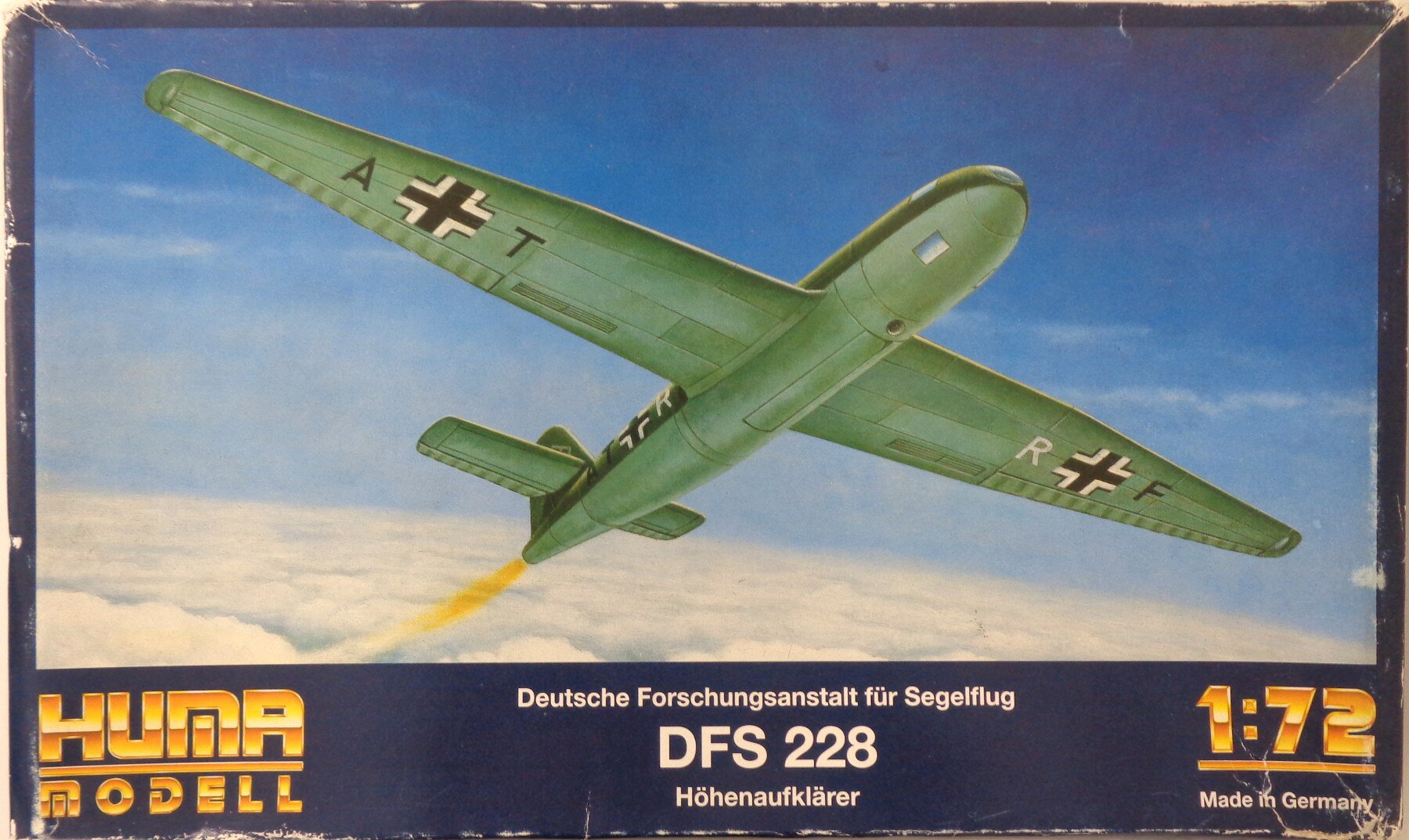  その他 プラモデル(航空機) 軍用機 HUMA MODELL 　No.3503　1/72 DFS 228  ※未組立・外箱傷みあり　※デカール変色あり