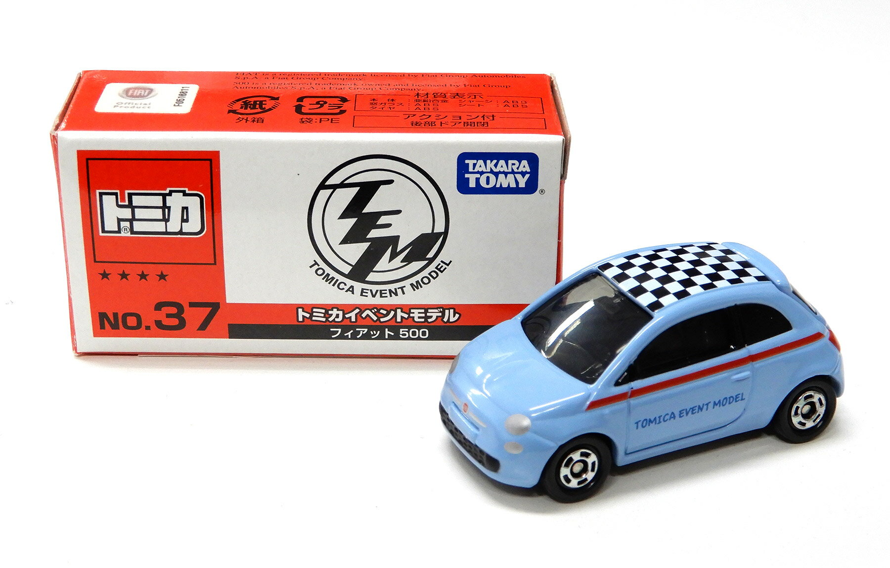 【中古】 タカラトミー タカラトミー トミカ トミカ イベントモデル No.37 フィアット 500 【B】 外箱..