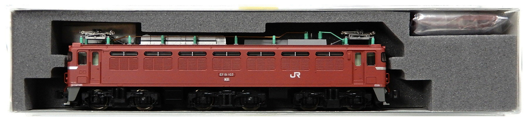 【中古】Nゲージ KATO(カトー) 3066-3 EF81 一般色 敦賀運転派出 2012年ロット 【B】 ナンバー(107号機)取付残有 / KATOナックルカプラーに交換