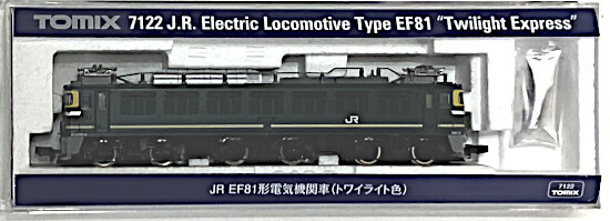 【中古】Nゲージ TOMIX(トミックス) 7122 JR EF81形 電気機関車 (トワイライト色) 2022年ロット 【C】 ※信号炎管・ホイッスル取付残無