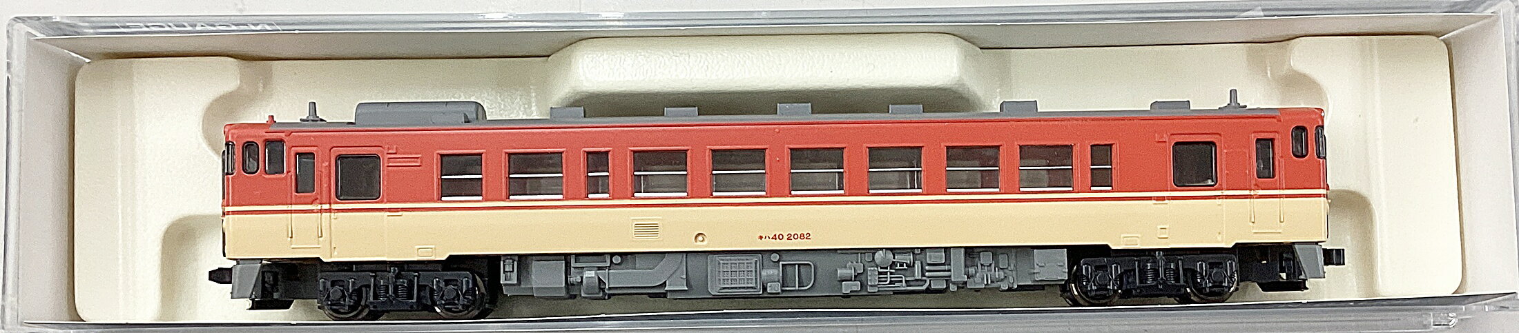 【中古】Nゲージ KATO(カトー) 6018 キハ40-2000 (M) KATO 6018 キハ40-2000(M) 姫新線色 【加工品】 アンテナ取付済 ケース傷み