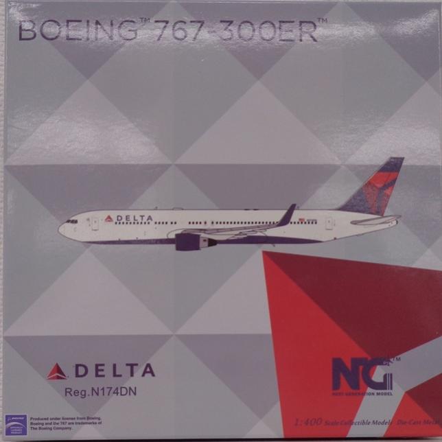 【中古】 その他 完成品(航空機) 民間機 NGモデル 1/400 ボーイング767-300ER デルタ航空 N174DN 【B】 開封品 箱少し傷みあり ※商品の性質上多少の塗装ムラ等はご容赦下さい