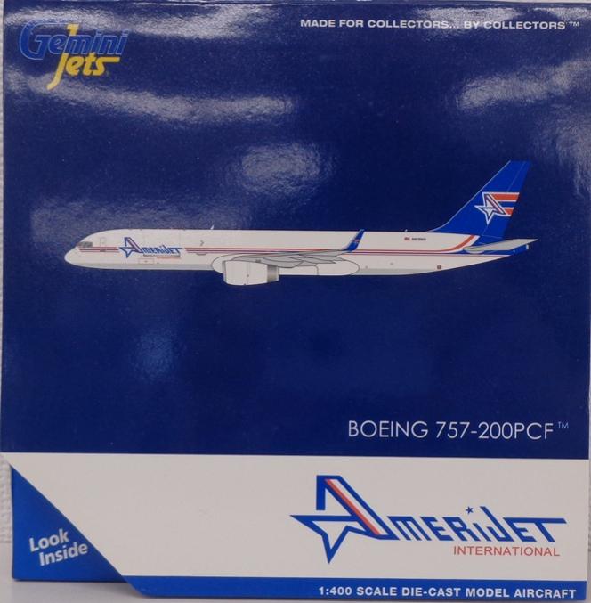 【中古】 その他 完成品(航空機) 民間機 ジェミニジェッツ 1/400 ボーイング757-200PCF N818NH アメリジェット 【B】 開封品 箱少し傷みあり ※商品の性質上多少の塗装ムラ等はご容赦下さい
