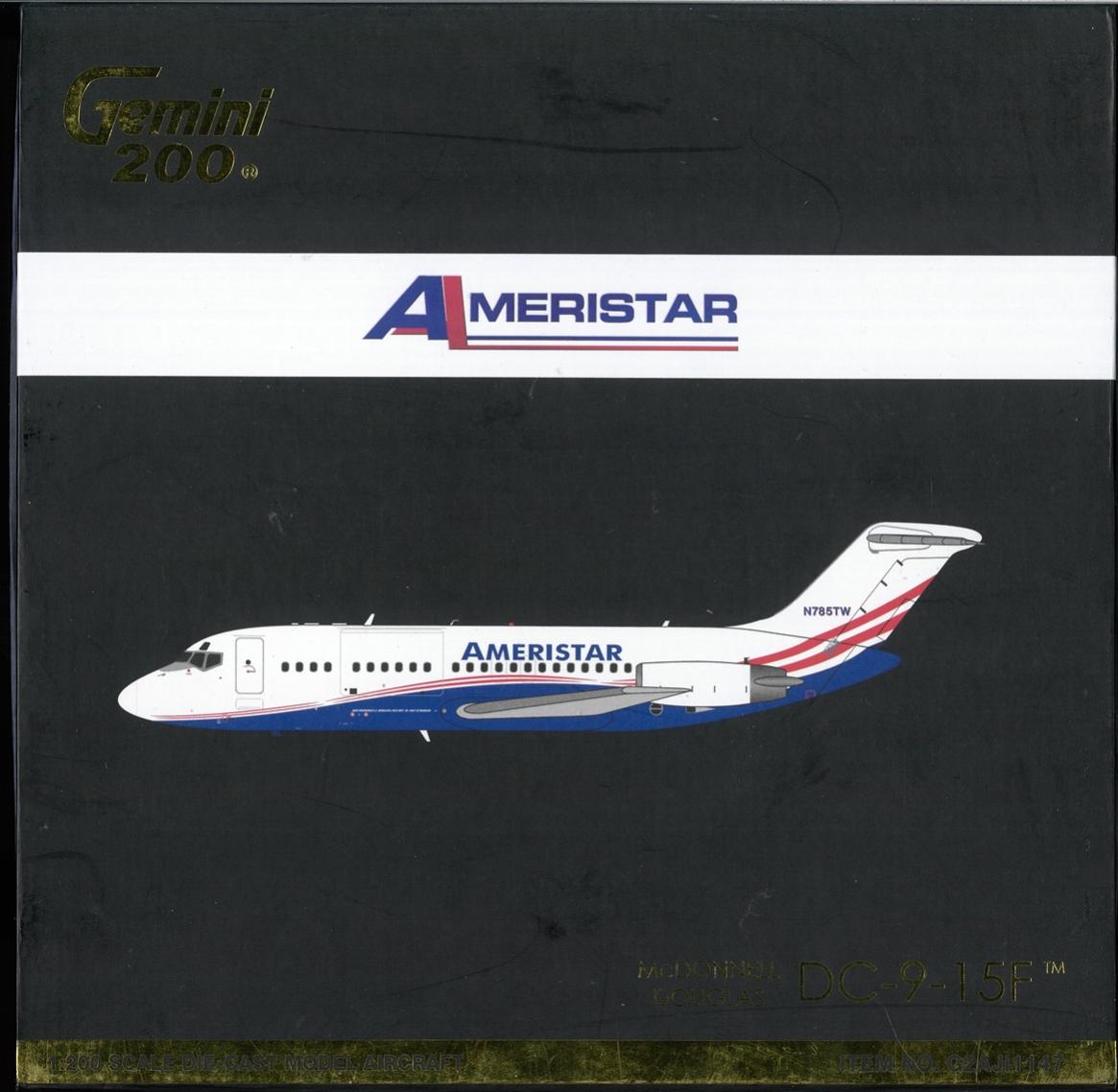Other - 【中古】 その他 完成品(航空機) 民間機 Gemini200 1/200 DC-9-15F アメリスター N785TW 【B】 ※開封品、箱若干の傷みあり、商品の性質上多少の塗装ムラ等はご容赦下さい