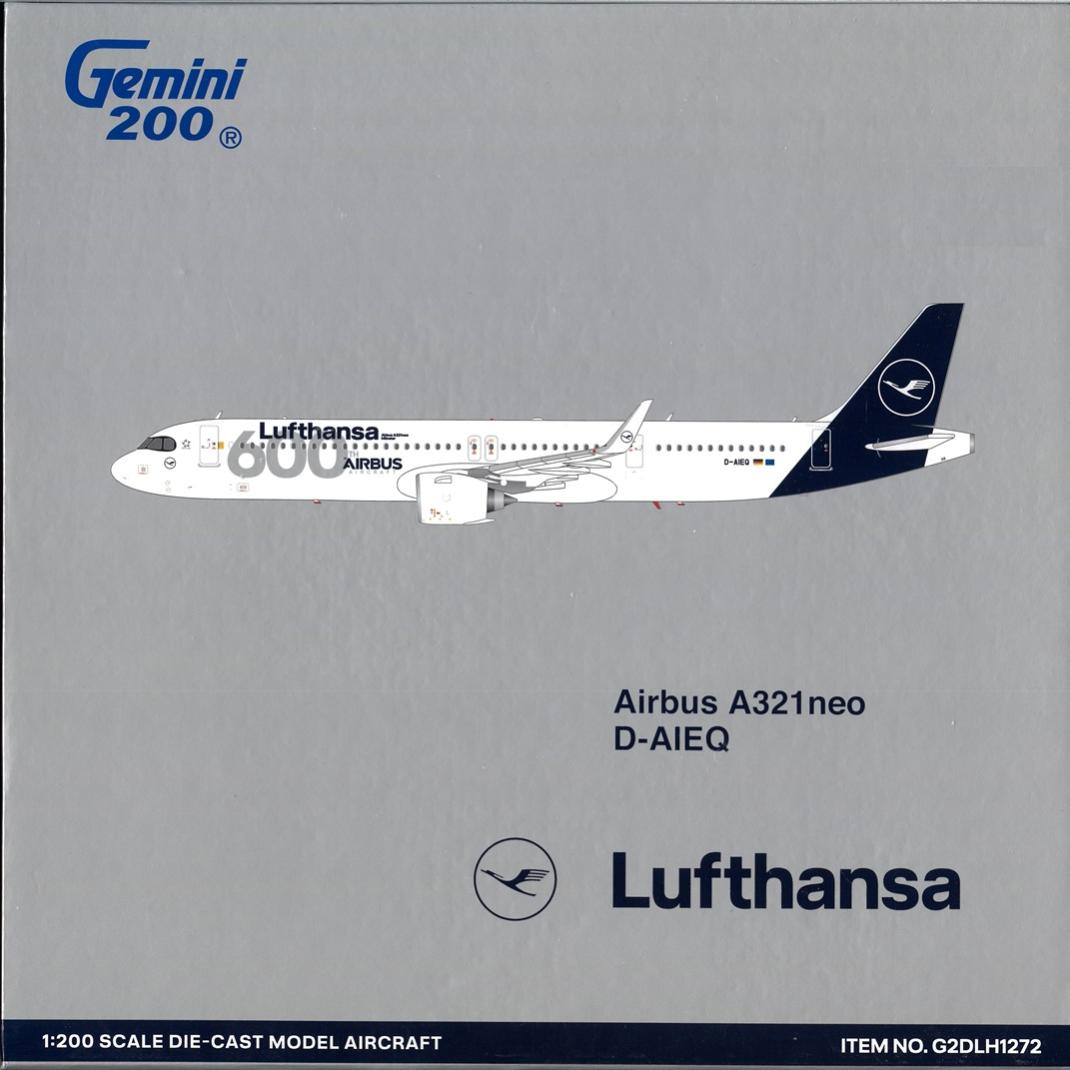 【中古】 その他 完成品(航空機) 民間機 Gemini200 1/200 エアバスA321neo ルフトハンザ航空 D-AIEQ 【B】 ※開封品 箱若干の傷みあり 商品の性質上多少の塗装ムラ等はご容赦下さい